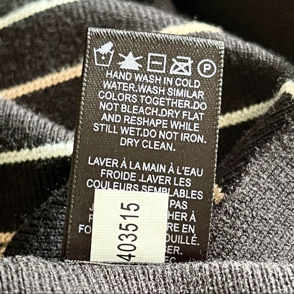 RW&CO Striped Ribbed Knit Long Sleeve Dress Size S - Picture 14 of 15